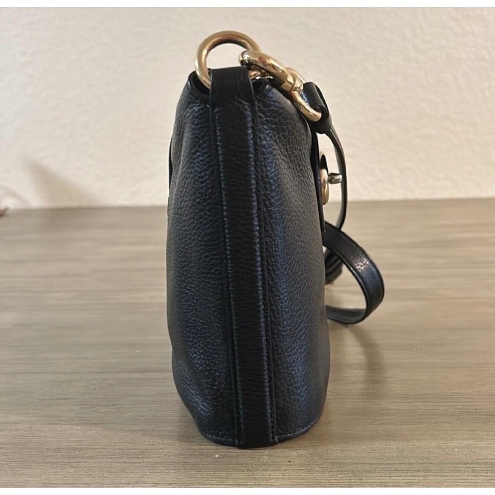 Coach C2814 Addie Black Pebbled
Leather Crossbody Bag - Picture 3 of 12